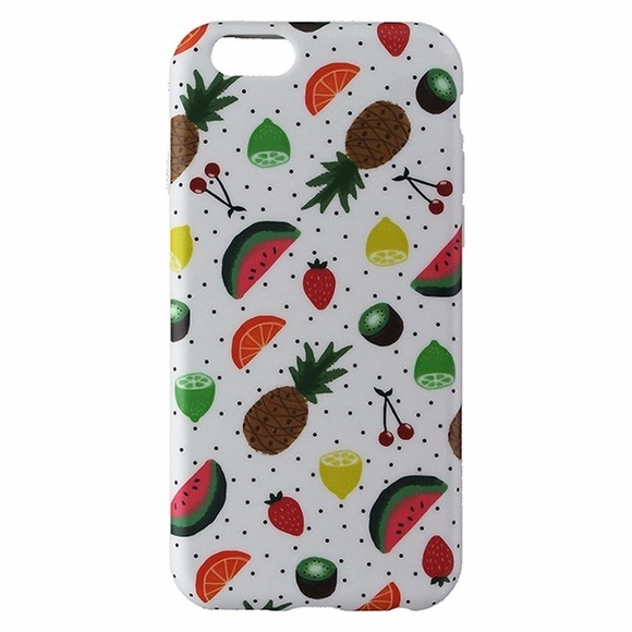 Agent 18 Accessories - Agent18 iPhone 6 or 6s Silicone Rubber iPhone Case Fun Fruits White